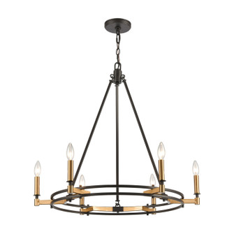 Talia Six Light Chandelier in Oil Rubbed Bronze (45|15605/6)