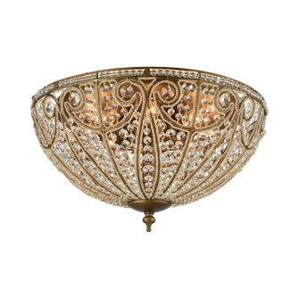 Elizabethan Eight Light Flush Mount in Dark Bronze (45|15963/8)