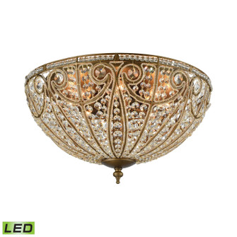 Elizabethan LED Flush Mount in Dark Bronze (45|15963/8-LED)