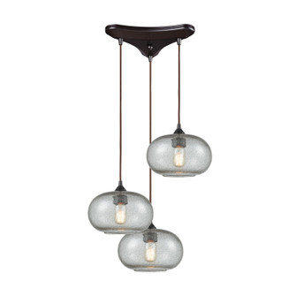 Volace Three Light Pendant in Oil Rubbed Bronze (45|25124/3)