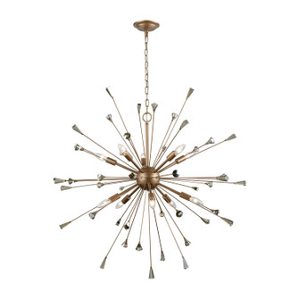 Sprigny Ten Light Chandelier in Matte Gold (45|33021/10)