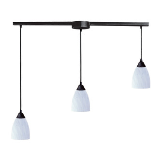 Classico Three Light Pendant in Dark Rust (45|406-3L-WH)