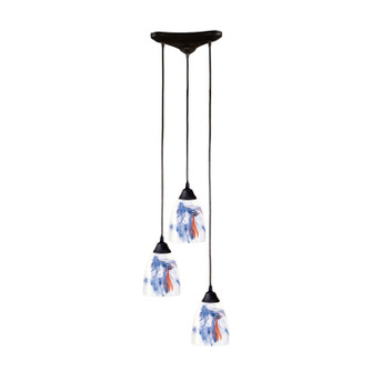 Classico Three Light Pendant in Dark Rust (45|406-3MT)