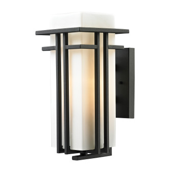 Croftwell One Light Outdoor Wall Sconce in Textured Matte Black (45|45086/1)