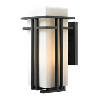 Croftwell One Light Outdoor Wall Sconce in Textured Matte Black (45|45087/1)