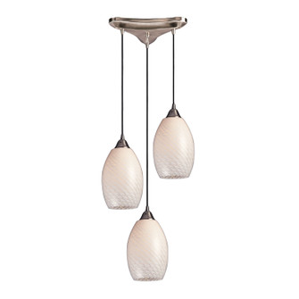 Mulinello Three Light Pendant in Satin Nickel (45|517-3WS)