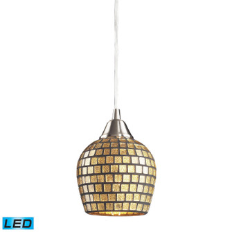 Fusion LED Mini Pendant in Satin Nickel (45|528-1GLD-LED)