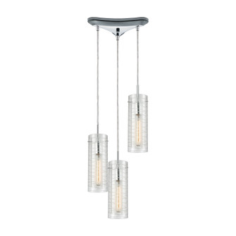 Swirl Three Light Pendant in Polished Chrome (45|56595/3)