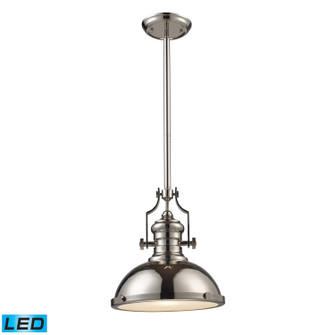 Chadwick LED Pendant in Polished Nickel (45|66114-1-LED)