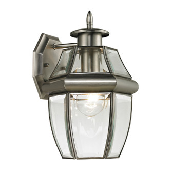 Ashford One Light Outdoor Wall Sconce in Antique Nickel (45|8601EW/80)