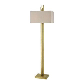 Azimuth Two Light Floor Lamp in Antique Brass (45|D3939)