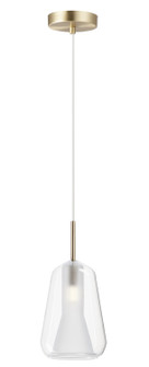 Deuce LED Pendant in Satin Brass (86|E10040-18SBR)
