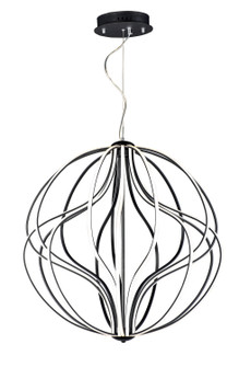 Aura LED Pendant in Black (86|E21178-BK)