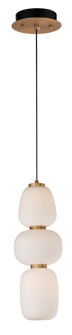 Soji LED Pendant in Black / Gold (86|E25067-92BKGLD)