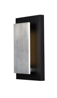 Alumilux Piso LED Wall Sconce in Black / Satin Aluminum (86|E41335-BKSA)