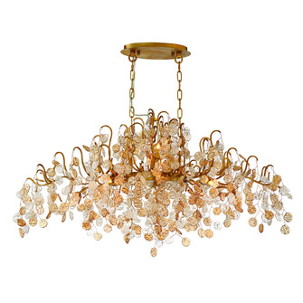 Campobasso Ten Light Chandelier in Antique Gold (40|29061-013)