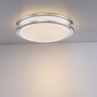 Warden LED Flush Mount in Satin Nickel (40|30125-30-018)