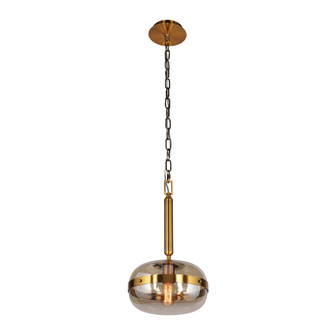 Nottingham One Light Pendant in Antique Brass (40|37197-018)