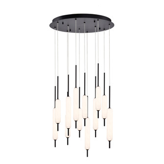 Cumberland LED Chandelier in Black (40|37235-024)