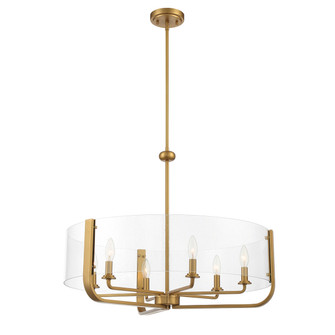 Campisi Six Light Chandelier in Brass (40|38155-017)