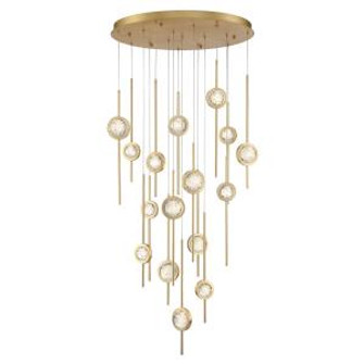 Barletta LED Chandelier in Brass Anodized Aluminum (40|39465-023)