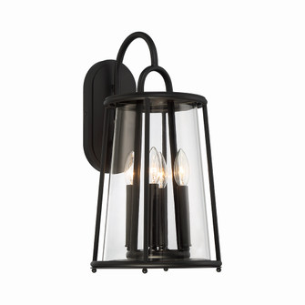 Daulle Four Light Outdoor Wall Sconce in Satin Black (40|42720-010)