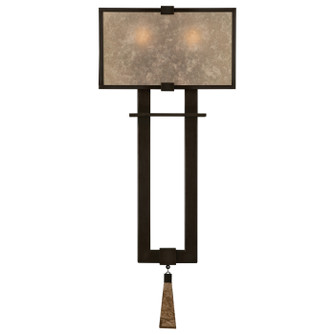 Singapore Moderne Two Light Wall Sconce in Bronze (48|600550ST)