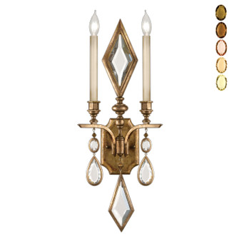 Encased Gems Two Light Wall Sconce in Gold (48|729150-1ST)