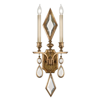 Encased Gems Two Light Wall Sconce in Gold (48|729150-3ST)