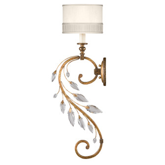 Crystal Laurel One Light Wall Sconce in Gold (48|774850ST)