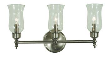 Sheraton Three Light Wall Sconce in Brushed Nickel (8|2503 BN)