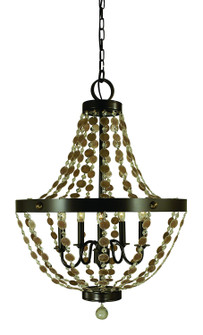 Naomi Five Light Chandelier in Mahogany Bronze (8|4485 MB)