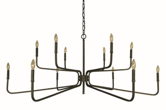 Heidelberg 12 Light Chandelier in Satin Pewter (8|5486 SP)