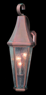 Le Havre Three Light Exterior Wall Mount in Raw Copper (8|8920 RC)