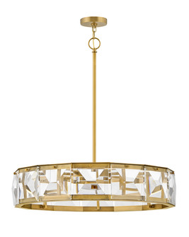 Jolie LED Chandelier in Heritage Brass (138|FR30105HBR)