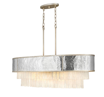 Reverie LED Linear Chandelier in Champagne Gold (138|FR32709CPG)