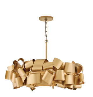 Delfina LED Chandelier in Deluxe Gold (138|FR48604DXG)