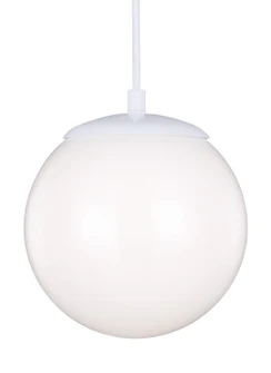 Leo - Hanging Globe One Light Pendant in White (454|6018EN3-15)