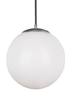 Leo - Hanging Globe One Light Pendant in Satin Aluminum (454|6024-04)