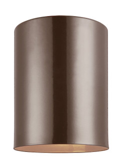 Outdoor Cylinders One Light Outdoor Flush Mount in Bronze (454|7813801EN3-10)