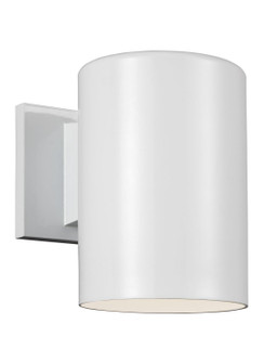 Outdoor Cylinders One Light Outdoor Wall Lantern in White (454|8313801-15/T)