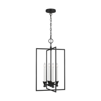 Keystone Four Light Lantern in Aged Iron (454|CC1394AI)