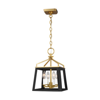 Carlow Four Light Lantern in Midnight Black (454|CC1574MBKBBS)