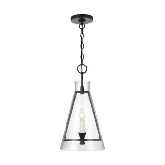 Keystone One Light Pendant in Aged Iron (454|CP1081AI)