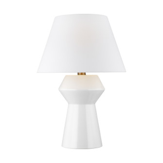 Abaco One Light Table Lamp in Arctic White (454|CT1061ARCBBS1)