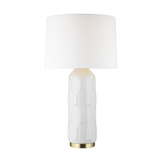 Morada One Light Table Lamp in Arctic White (454|CT1081ARC1)