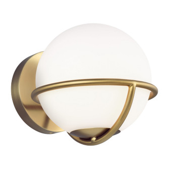 Apollo One Light Wall Sconce in Burnished Brass (454|EW1031BBS)