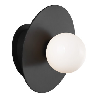 Nodes One Light Wall Sconce in Midnight Black (454|KW1041MBK)