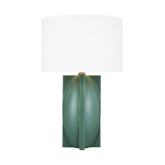 William One Light Table Lamp in Matte Green (454|LT1081GRC1)