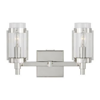 Flynn Two Light Vanity in Polished Nickel (454|LV1012PN)